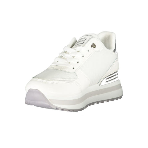 Laura Biagiotti White Polyester Women Sneaker Laura Biagiotti Retail Flare