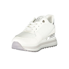 Laura Biagiotti White Polyester Women Sneaker Laura Biagiotti Retail Flare