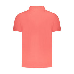 Trussardi Pink Cotton Men Polo Shirt Trussardi Retail Flare