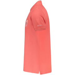 Trussardi Pink Cotton Men Polo Shirt Trussardi Retail Flare