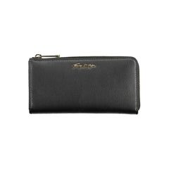 Tommy Hilfiger Black Polyethylene Women Wallet Tommy Hilfiger Retail Flare