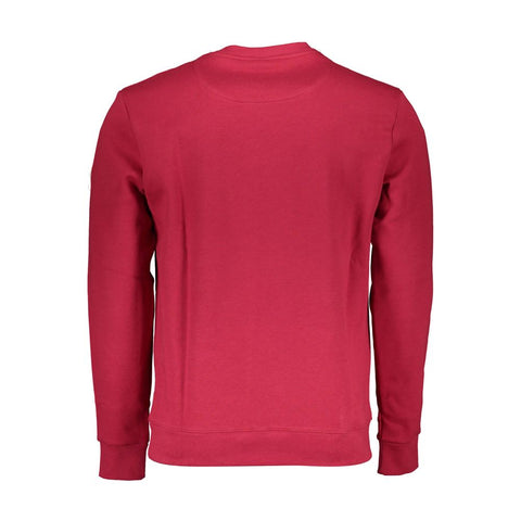 North Sails Red Cotton Men Sweater North Sails Retail Flare
