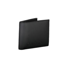 Calvin Klein Black Polyester Men Wallet Calvin Klein Retail Flare