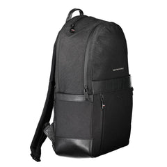 Tommy Hilfiger Black Nylon Men Backpack Tommy Hilfiger Retail Flare