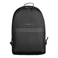 Tommy Hilfiger Black Polyester Men Backpack Tommy Hilfiger Retail Flare