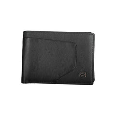 Piquadro Black Leather Mens Wallet Piquadro Retail Flare