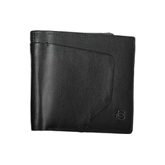 Piquadro Black Leather Mens Wallet Piquadro Retail Flare