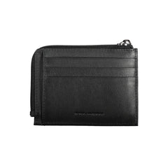 Piquadro Black Leather Men Wallet Piquadro Retail Flare