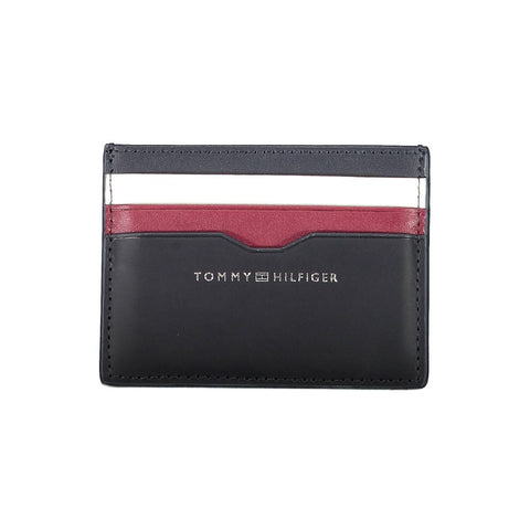 Tommy Hilfiger Blue Leather Men Wallet Tommy Hilfiger Retail Flare