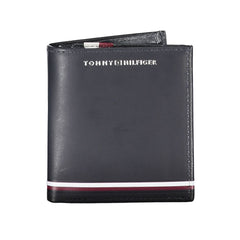 Tommy Hilfiger Blue Leather Men Wallet Tommy Hilfiger Retail Flare