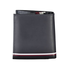 Tommy Hilfiger Blue Leather Men Wallet Tommy Hilfiger Retail Flare