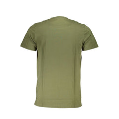 Cavalli Class Green Cotton T-Shirt Cavalli Class Retail Flare