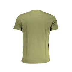 Cavalli Class Green Cotton T-Shirt Cavalli Class Retail Flare