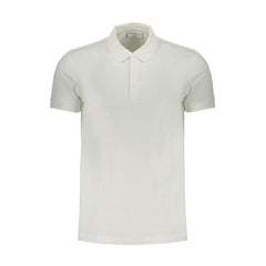 Calvin Klein White Cotton Polo Shirt Calvin Klein Retail Flare
