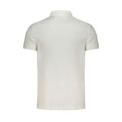 Calvin Klein White Cotton Polo Shirt Calvin Klein Retail Flare