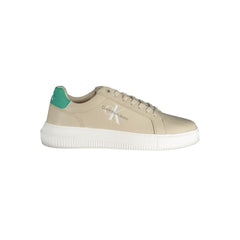 Calvin Klein Beige Polyester Sneaker Calvin Klein Retail Flare