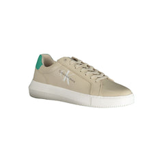 Calvin Klein Beige Polyester Sneaker Calvin Klein Retail Flare