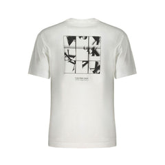 Calvin Klein White Cotton T-Shirt Calvin Klein Retail Flare