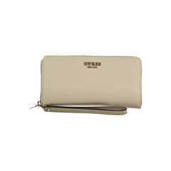 Guess Jeans Beige Polyethylene Wallet Guess Jeans Retail Flare