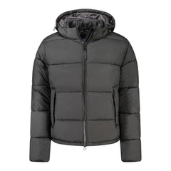 North Sails Black Polyester Men Jacket North Sails Retail Flare