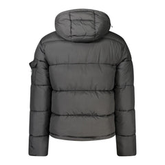 North Sails Black Polyester Men Jacket North Sails Retail Flare