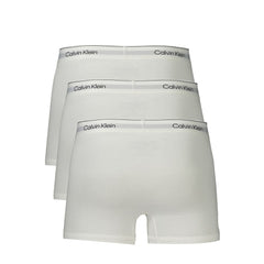Calvin Klein White Cotton Men Boxer Calvin Klein Retail Flare