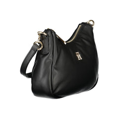 Tommy Hilfiger Black Polyester Women Handbag Tommy Hilfiger Retail Flare