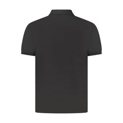 Calvin Klein Black Cotton Men Polo Shirt Calvin Klein Retail Flare