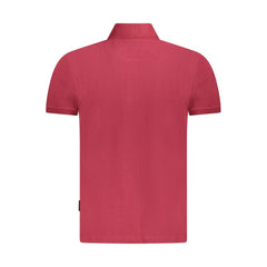 Napapijri Red Cotton Men Polo Shirt Napapijri Retail Flare
