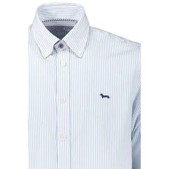 Harmont & Blaine Elegant Striped Button-Down Cotton Shirt Harmont & Blaine Retail Flare