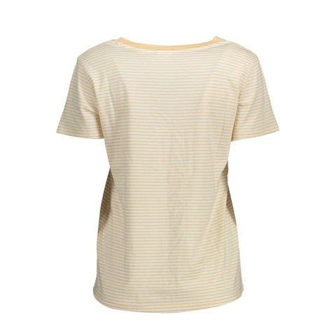 Levi's Beige Cotton Women T-Shirt Levi's Retail Flare