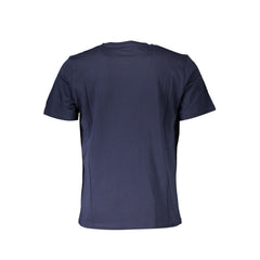 North Sails Blue Cotton Men T-Shirt North Sails Retail Flare