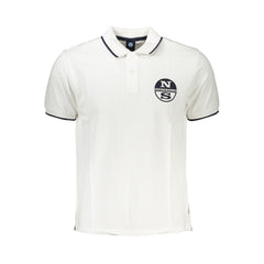 North Sails White Cotton Polo Shirt North Sails Retail Flare