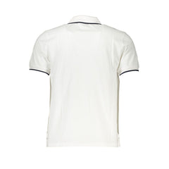 North Sails White Cotton Polo Shirt North Sails Retail Flare