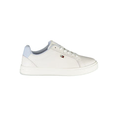 Tommy Hilfiger White Polyester Sneaker Tommy Hilfiger Retail Flare