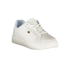Tommy Hilfiger White Polyester Sneaker Tommy Hilfiger Retail Flare