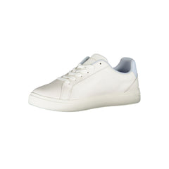 Tommy Hilfiger White Polyester Sneaker Tommy Hilfiger Retail Flare