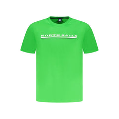 North Sails Green Cotton Men T-Shirt North Sails Retail Flare