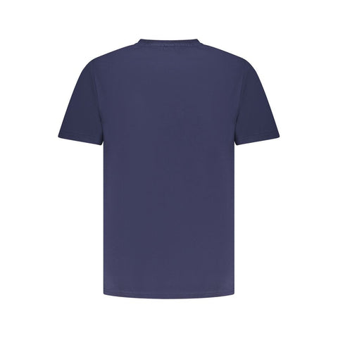 North Sails Blue Cotton Men T-Shirt