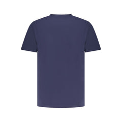 North Sails Blue Cotton Men T-Shirt North Sails Retail Flare