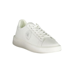 Blauer White Leather Men Sneaker Blauer Retail Flare