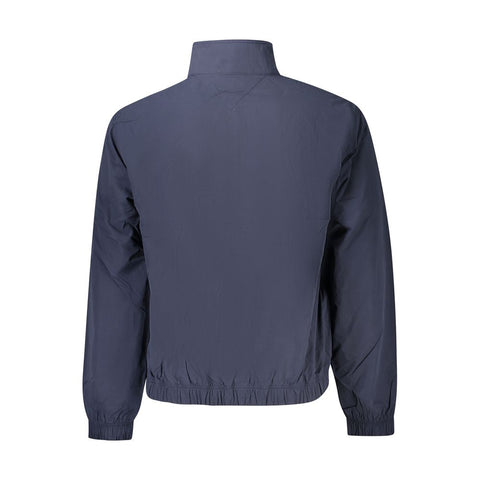 Tommy Hilfiger Blue Polyester Men Jacket Tommy Hilfiger Retail Flare