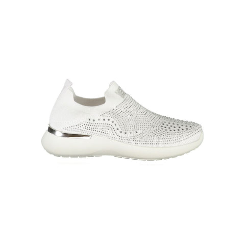 Laura Biagiotti White Polyester Women Sneaker Laura Biagiotti Retail Flare
