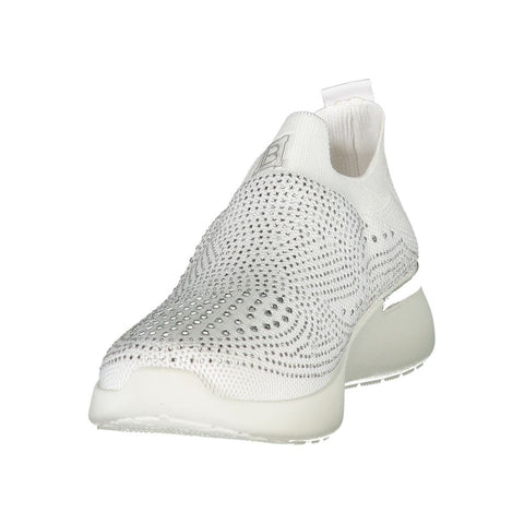 Laura Biagiotti White Polyester Women Sneaker Laura Biagiotti Retail Flare