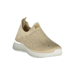 Laura Biagiotti Beige Polyester Women Sneaker Laura Biagiotti Retail Flare