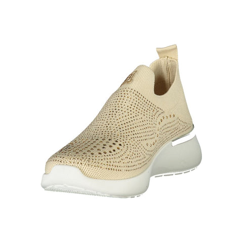 Laura Biagiotti Beige Polyester Women Sneaker Laura Biagiotti Retail Flare