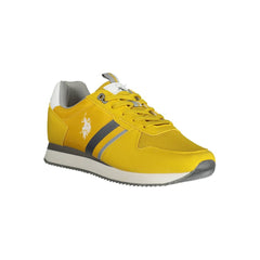 U.S. POLO ASSN. Yellow Polyester Men Sneaker U.S. POLO ASSN. Retail Flare