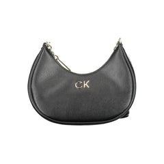 Calvin Klein Black Polyester Women Handbag Calvin Klein Retail Flare
