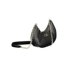 Calvin Klein Black Polyester Women Handbag Calvin Klein Retail Flare