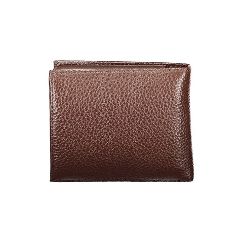 Tommy Hilfiger Elegant Brown Leather Bifold Wallet Tommy Hilfiger Retail Flare